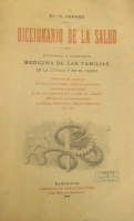 Portada de libro Diccionario de la Salud. Medicina de las Familias En la Ciudad y el...