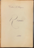 Portada de libro Rimas