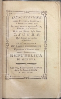 Portada de libro Descrizione Delle Pitture, Scolture, e Architetture Ecc. Che Trovansi...