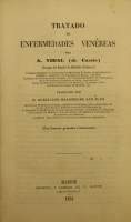 Portada de libro Tratado de Enfermedades Venereas