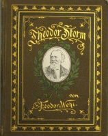 Portada de libro Theodor Storm. Ein Bild seines Lebens Und Schaffens. 