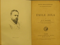 Portada de libro Emile Zola. Enquete Medico-Psychologique sur la superiorit�...