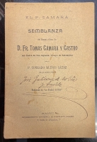 Portada de libro El P. C�mara. Semblanza Del Excmo. � Ilmo Sr. D. Fr. Tom�s C�mara y...