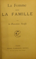 Portada de libro La Femme dans La Famille