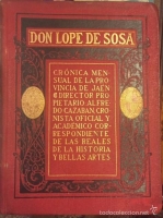 Portada de libro Don Lope De Sosa. Cr�nica Mensual De La Provincia De Ja�n. De 1913 a...