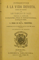 Portada de libro Introducci�n a La Vida Devota
