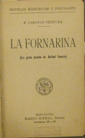 Portada de libro La Fornarina. La Gran Pasi�n De Rafael Sanzio