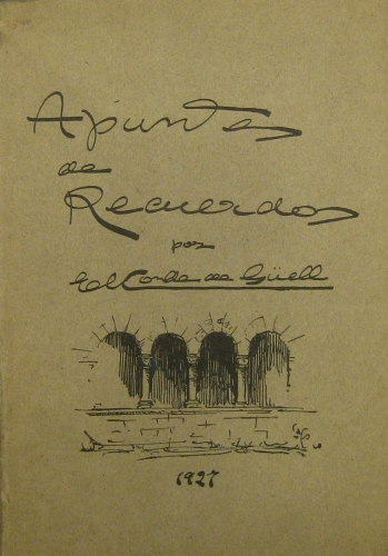Portada de Apuntes De Recuerdos. Tomo II - Conde de G�ell