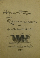 Portada de libro Apuntes De Recuerdos. Tomo II