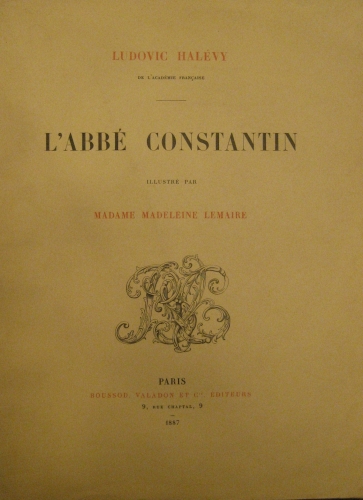 Portada de L' Abb� Constantin - Ludovic Hal�vy