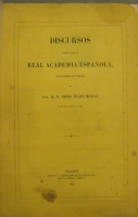 Portada de libro Discursos Ledo ante al Real academia Espaola En La Recepcin Pblica...