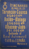 Portada de libro Itinerarios ns 12, 13 y 21 De Tarancn-Cuenca 85,8 Km. Bailn -...