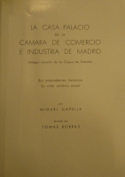 Portada de libro La Casa - Palacio De la Camara de Comercio e Industria De Madrid