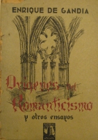 Portada de libro Or�genes Del Romanticismo y Otros Ensayos