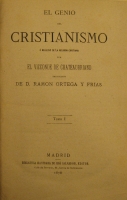 Portada de libro El Genio Del Cristianismo � Bellezas De La Religi�n Cristiana