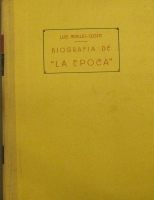 Portada de libro Biografia de 'La epoca'