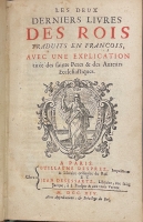 Portada de libro Les Deux Derniers Livres des Rois