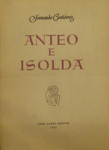 Portada de Anteo e Isolda - Fernando Guti�rrez