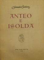 Portada de libro Anteo e Isolda