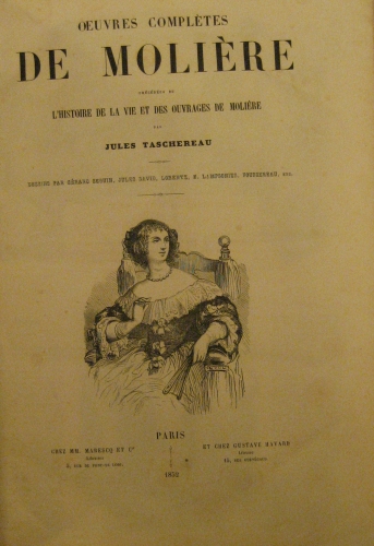 Portada de Oeuvres Compl�tes De Moli�re. Pr�c�d�es De L'Histoire De La Vie et Des Ouvrages De Moli�re Par Jules Taschereau - Moli�re