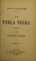 Portada de libro La Perla Negra. Novela