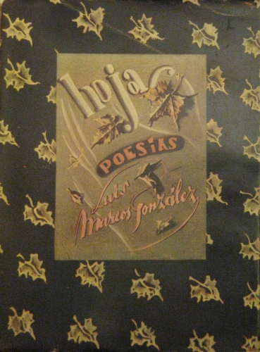 Portada de Hojas. Poes�as. - Luis Marcos Gonzalez