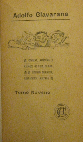 Portada de Cuentos, Art�culos y Di�logos De Buen Humor. - Adolfo Clavarana