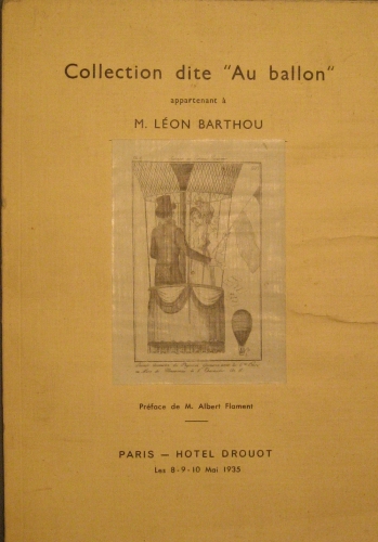Portada de Collection dite 'Au ballon' Appartenant � M. L�on Barthou
