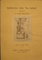 Portada de libro Collection dite 'Au ballon' Appartenant � M. L�on Barthou