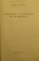 Portada de libro Concepcin y Confeccin De Un Periodico