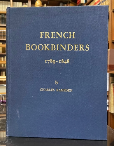 Portada de French Bookbinders 1789-1848 - Charles Ramsden