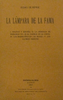 Portada de libro La L�mpara De La Fama. I. Bolivar y Espa�a. II. La Herencia De...