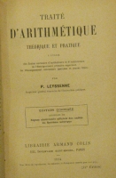 Portada de libro Trait� D' Arithm�tique Th�orique et Pratique