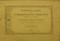 Portada de libro Formulario De Correspondencia Mercantil 