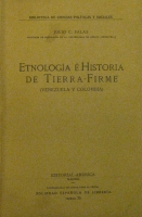 Portada de libro Etnolog�a � Historia De Tierra - Firme. Venezuela y Colombia