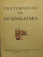 Portada de libro Testimonios De Guadalajara