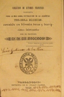Portada de libro Coleccin De Autores Franceses Dispuesta Para La Ms Cabal Instruccin...