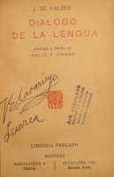 Portada de libro Dialogo De La Lengua