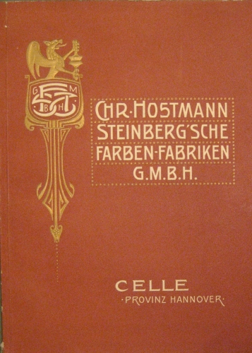 Portada de Chr. Hostmann Steinberg'sche Farben-Fabriken G.M.B.H