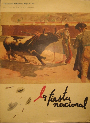 Portada de La Fiesta Nacional. Suplemento De Blanco y Negro n� 22