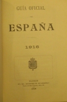 Portada de libro Gu�a Oficial De Espa�a. 1916. 