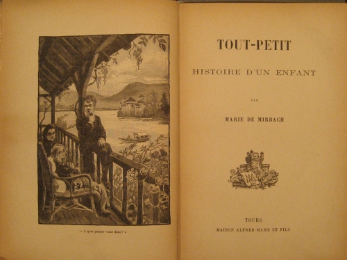 Portada de Tout-Petit. Histoire D'un Enfant.  - Marie De Mirbach