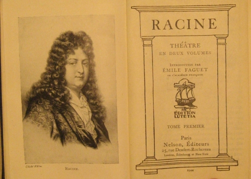 Portada de Racine. Th��tre en Deux Volumes - �mile Faguet