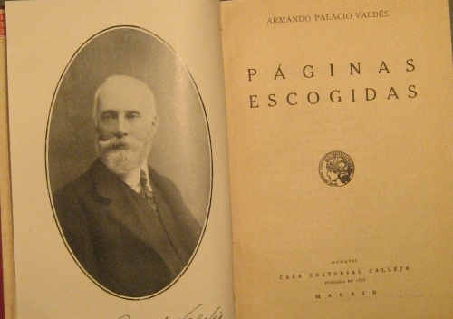 Portada de P�ginas Escogidas - Armando Palacio Valdes