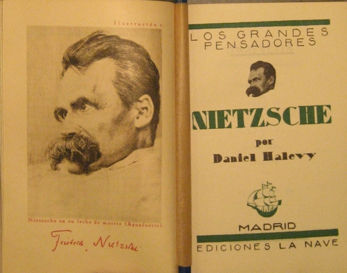Portada de Nietzsche - Daniel Hal�vy