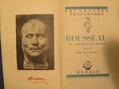 Portada de Rousseau - Carton