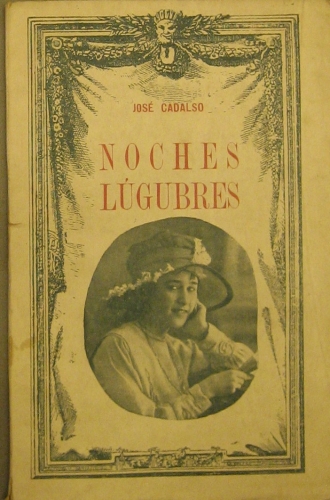 Portada de Noches L�gubres. - Jos� Cadalso