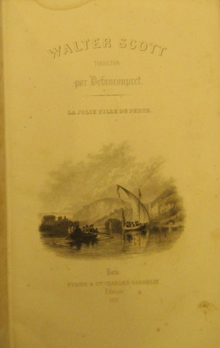 Portada de Oeuvres. La Jolie Fille De Perth - Walter Scott