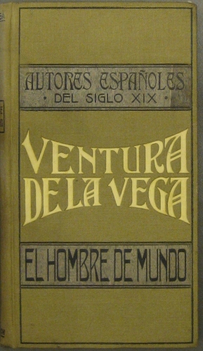 Portada de El Hombre De Mundo - Ventura De La Vega