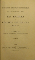 Portada de libro Les Prairies. Prairies Naturelles. Prairies De Fauche. (Las praderas)